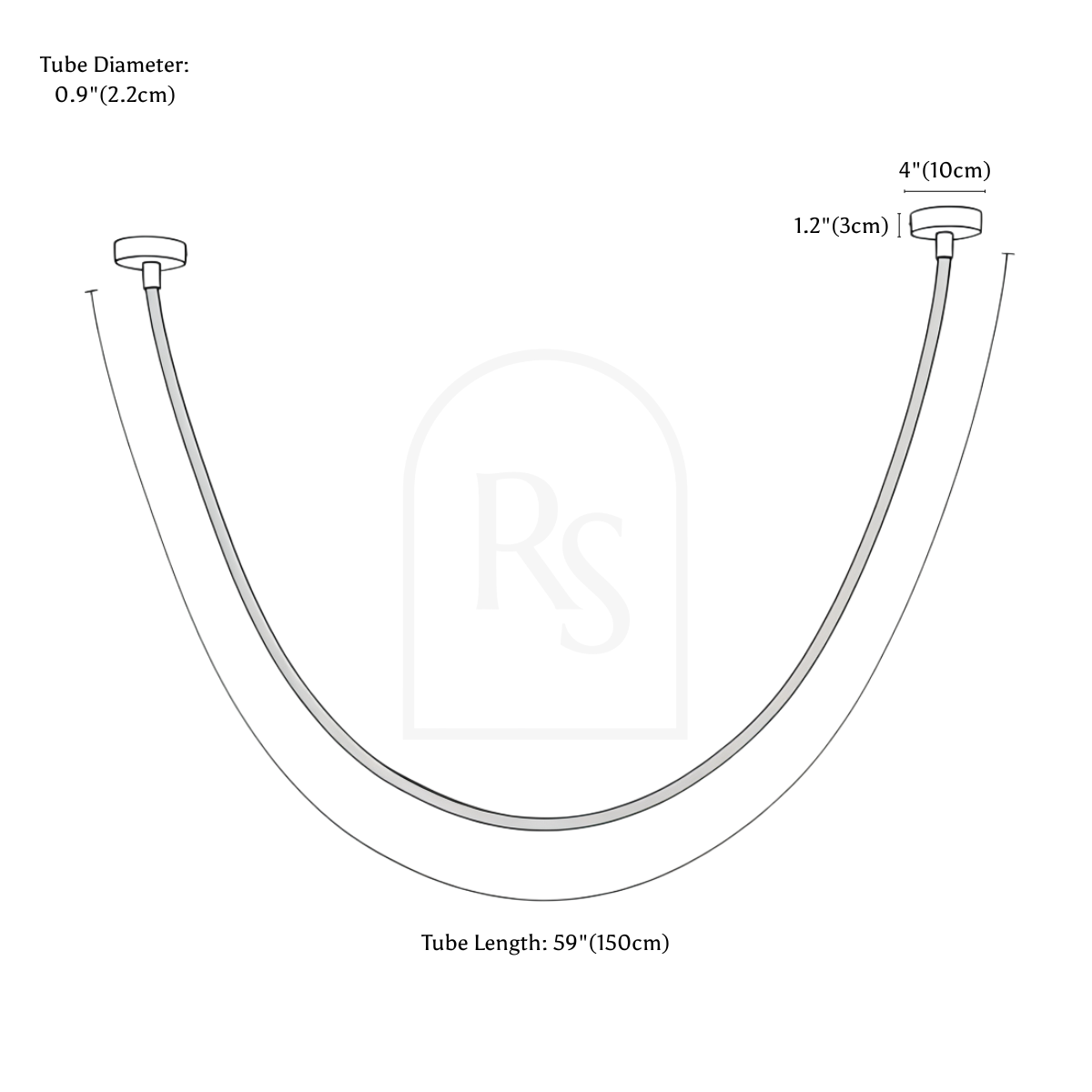 Filo Chandelier line drawing 2