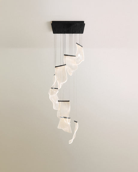 Sheets Chandelier (Rectangle Ceiling Mount)