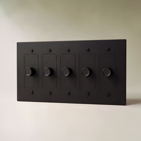 The Brass Dimmer Switch (1 to 5 Gang)