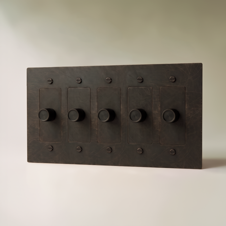 The Brass Dimmer Switch (1 to 5 Gang)