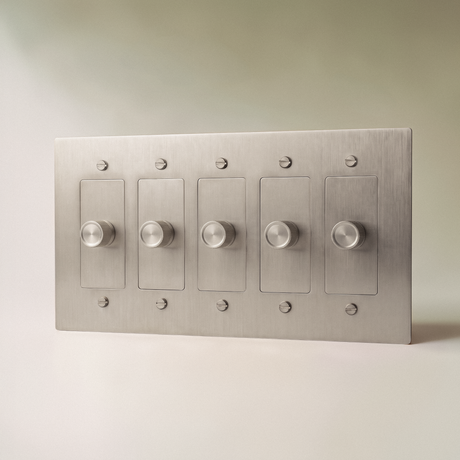 The Brass Dimmer Switch (1 to 5 Gang)