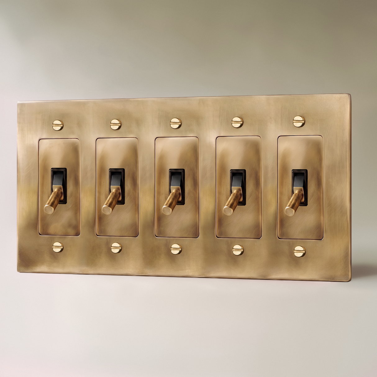 The Unlacquered Brass Toggle Switch