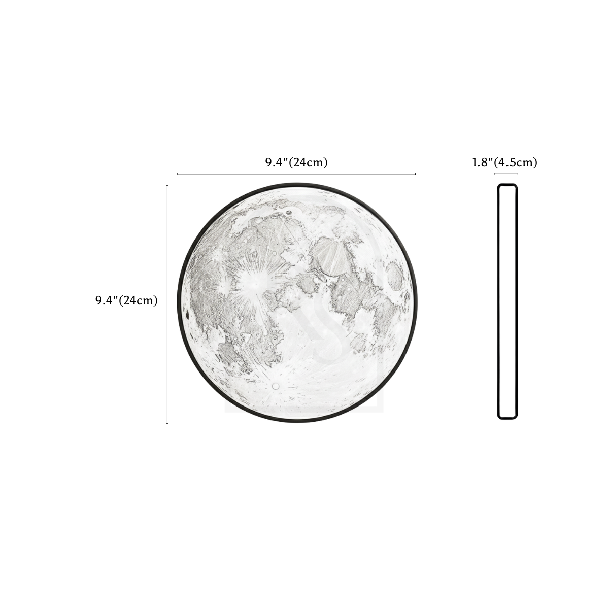 Bader Wall Lamp line drawing 1