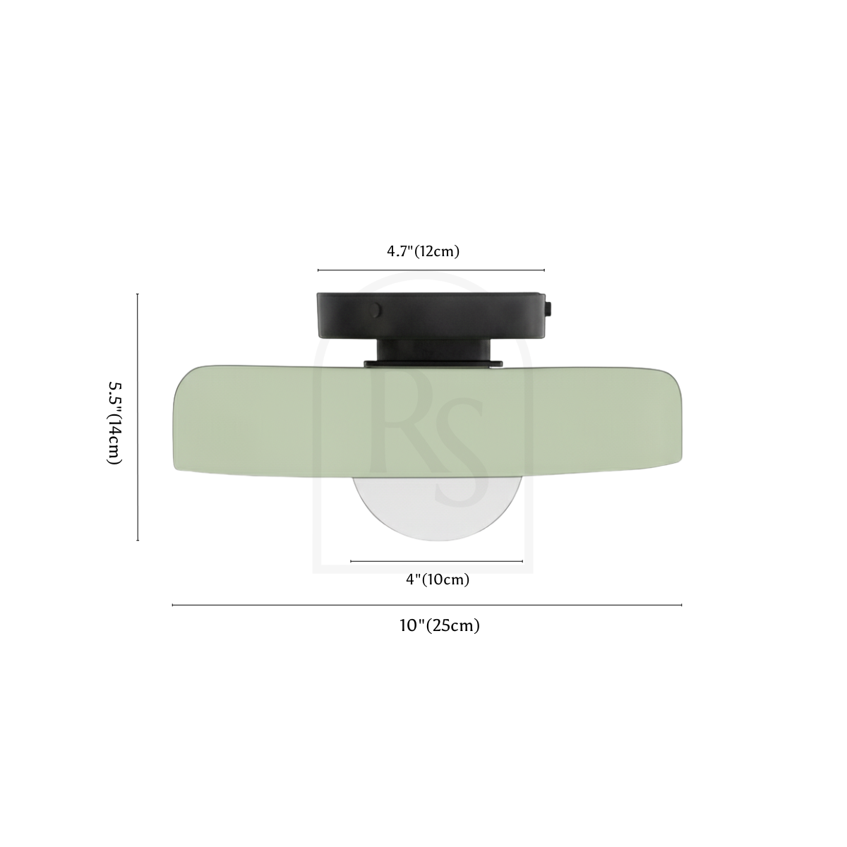Plafonnier Solia line drawing 1