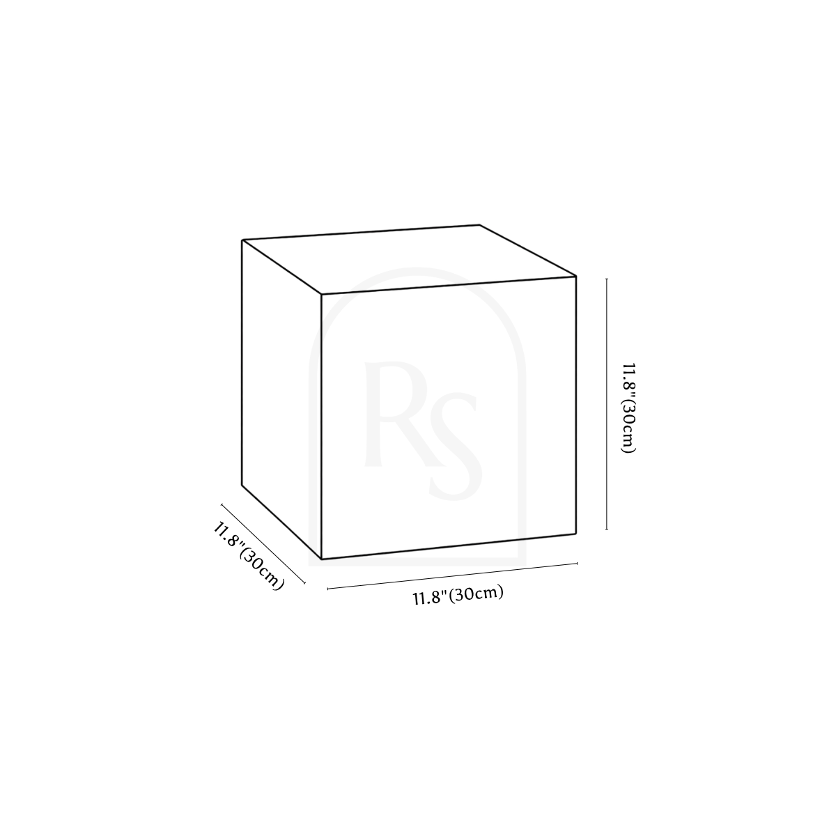 Abak Alabaster Table Lamp line drawing 2