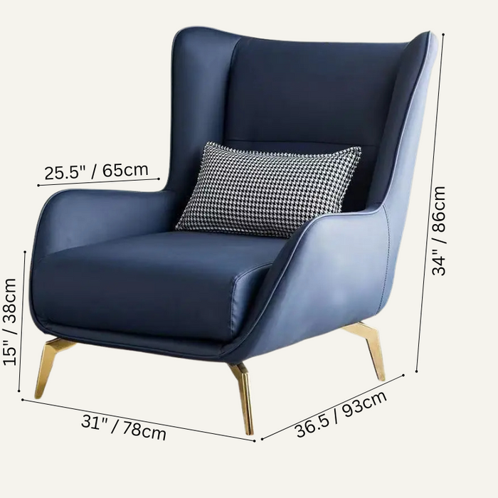 Cathisma Art Deco Inspired Accent Chair: Boasting bold geometric patterns and elegant curves, this accent chair captures the glamour and sophistication of Art Deco design, making it a statement piece in any room.