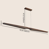 "Large wooden pendant light with dimensions and an elegant design, enhancing the aesthetic of high-ceilinged spaces."