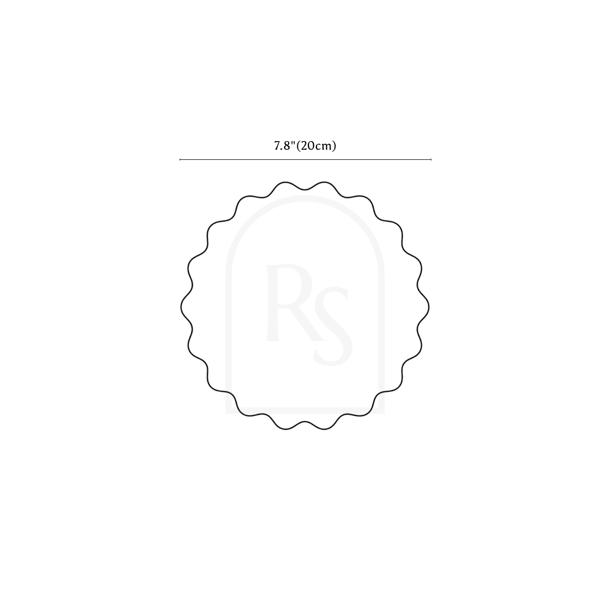 Amon Travertine Wall Lamp line drawing 1
