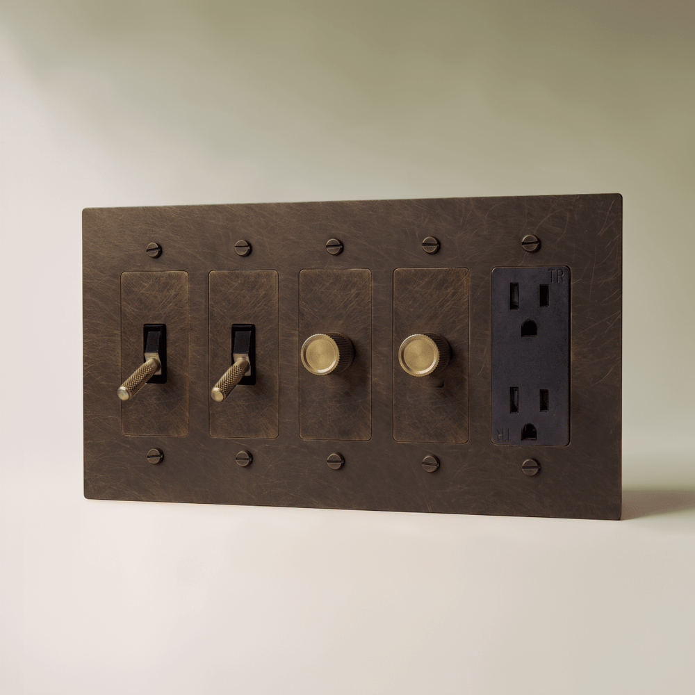 Custom Brass Light Switch (Build Your Own) - Residence Supply