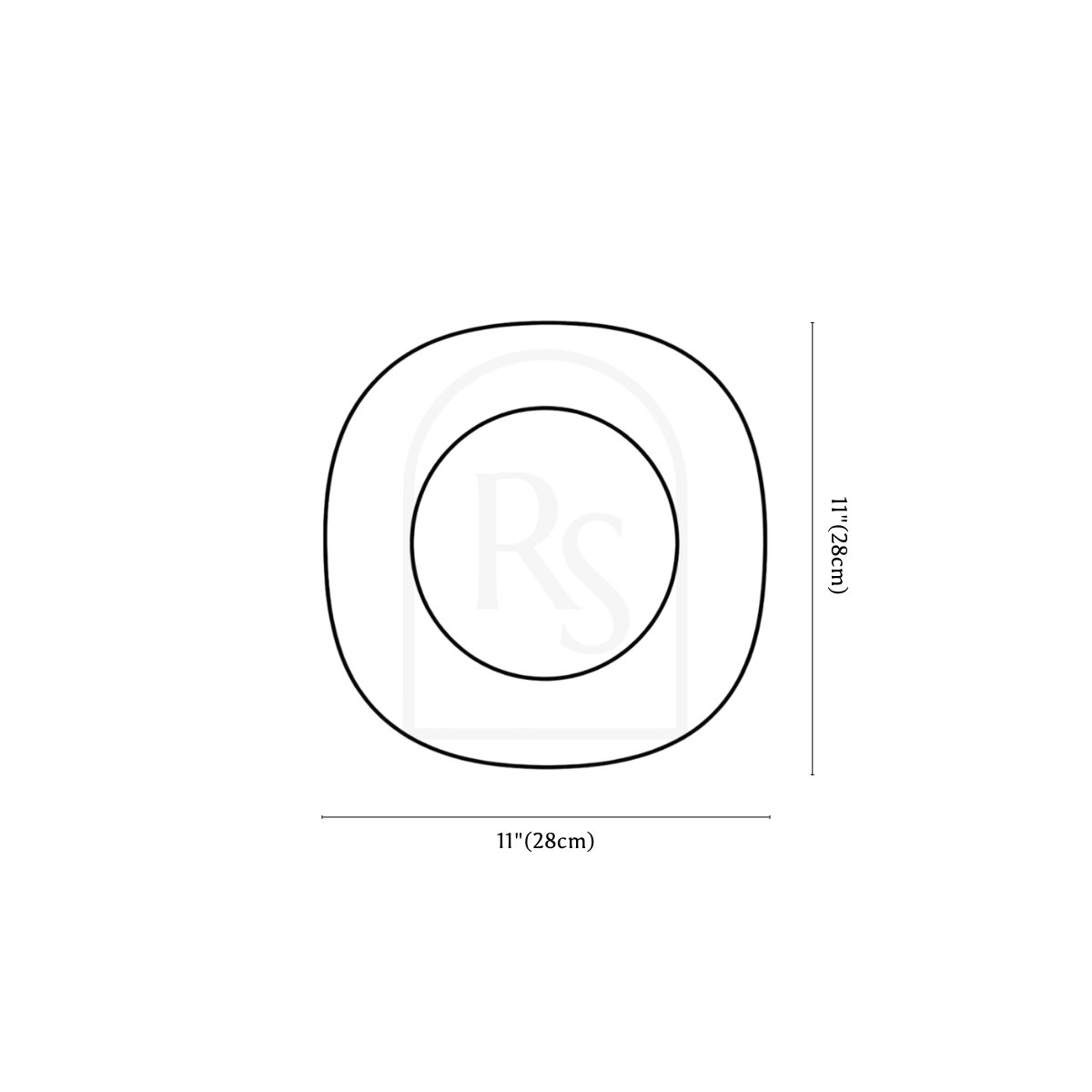 Blipi Wall Lamp line drawing 1