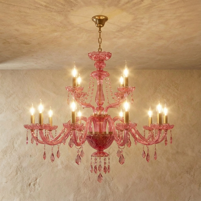 Brigitte Chandelier - Pink