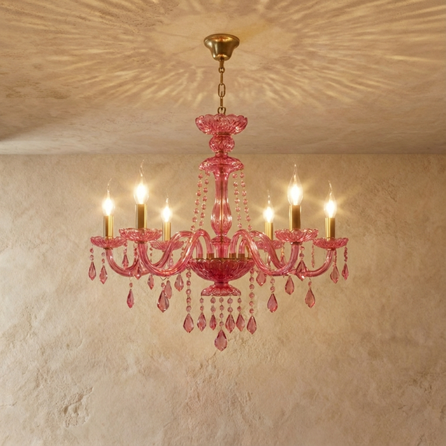 Brigitte Chandelier - Pink