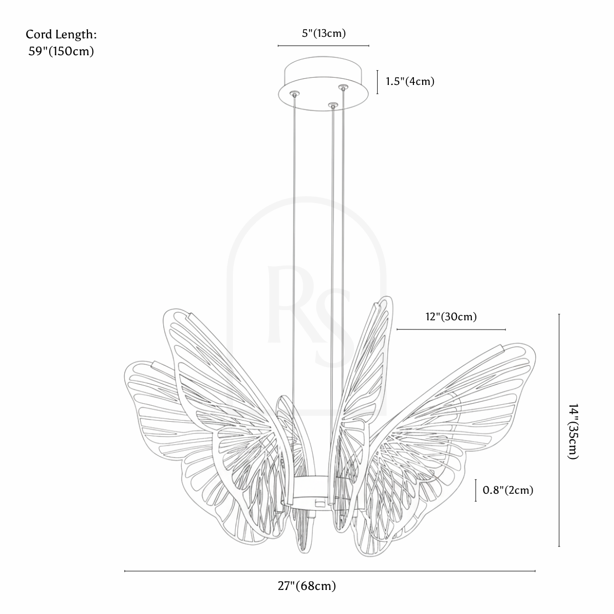Araña Tajía line drawing 3