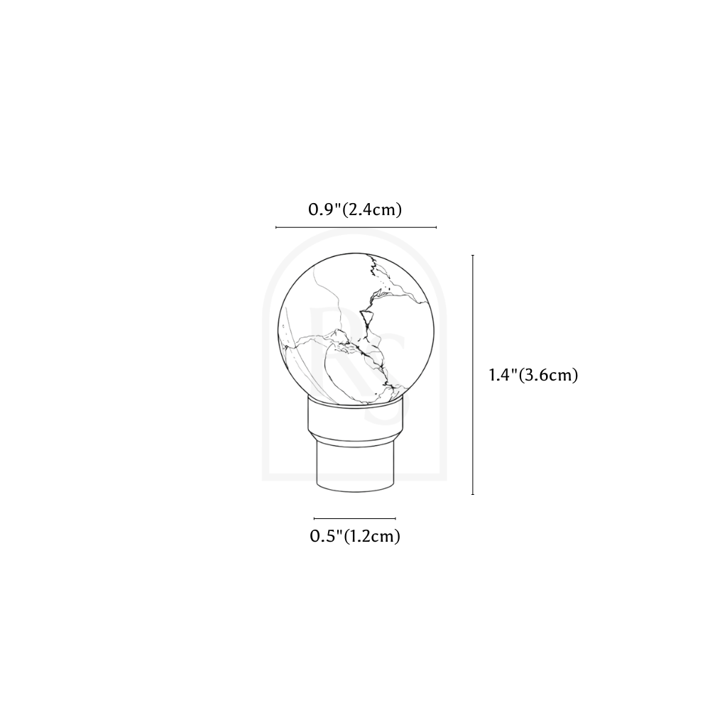 Calis Knob & Pull Bar line drawing 1