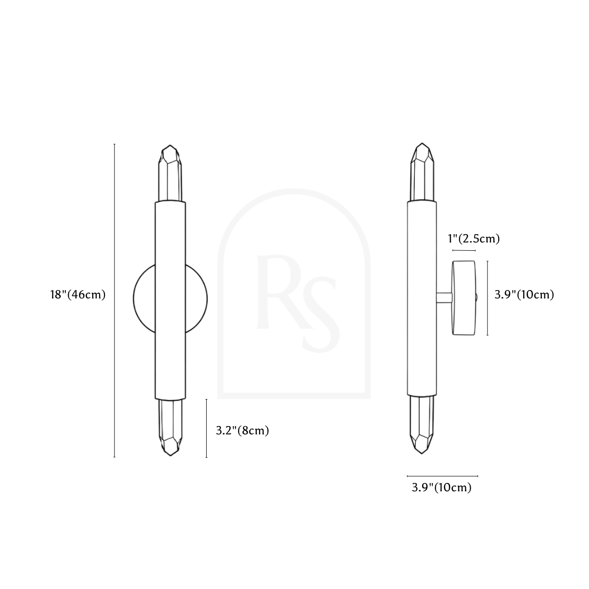 Applique Cordélia line drawing 1