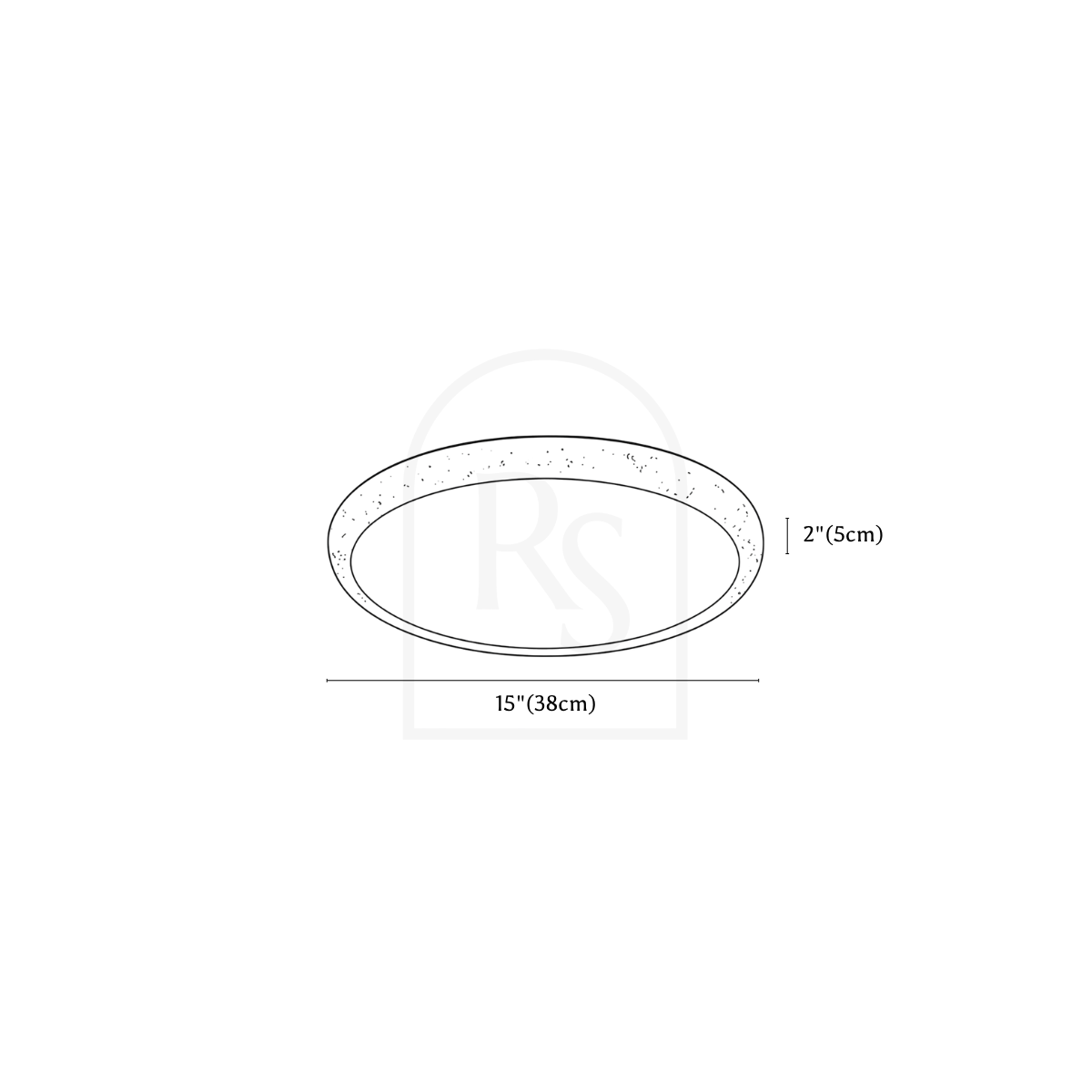 Coriac Ceiling Light line drawing 1