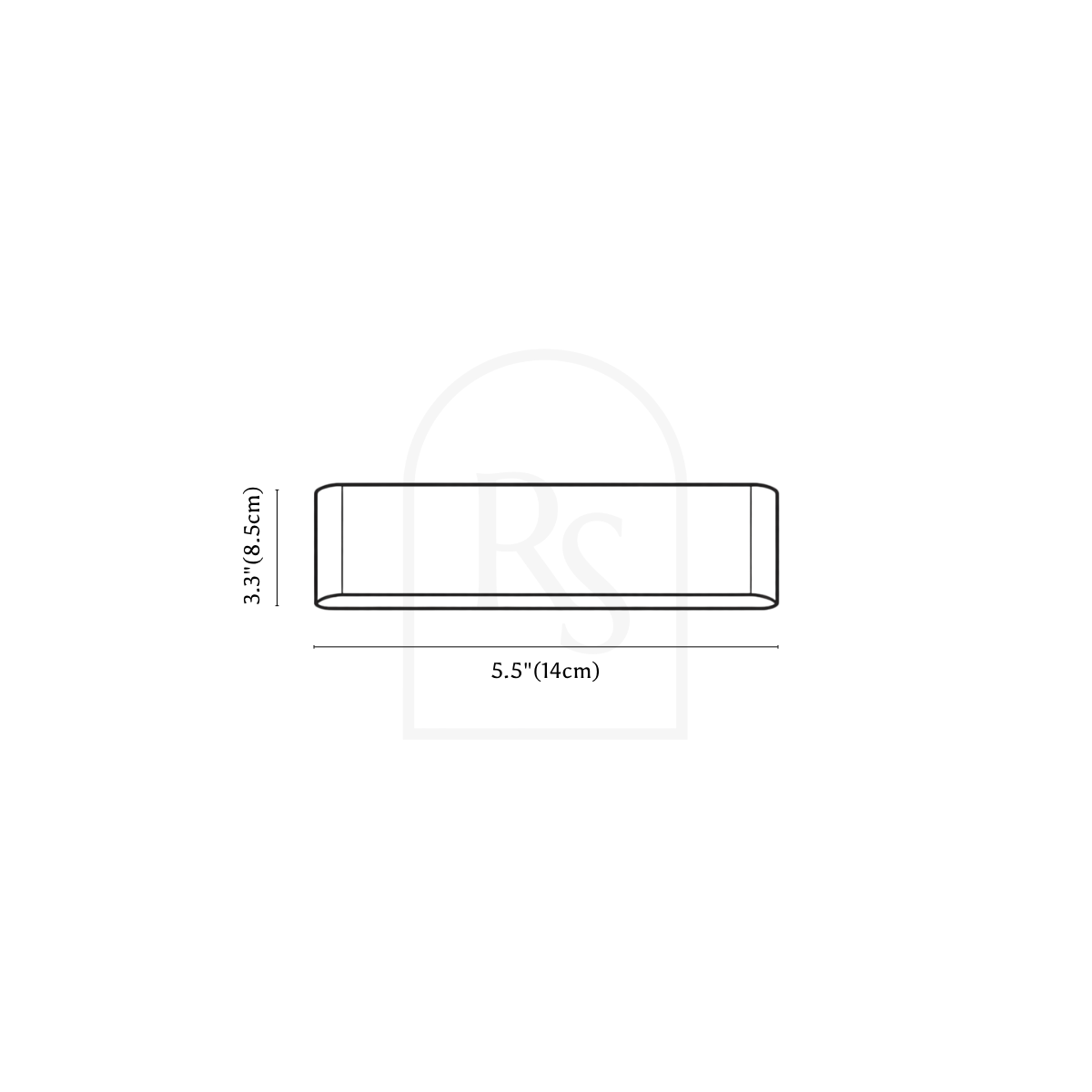 Davita Wall Lamp line drawing 1