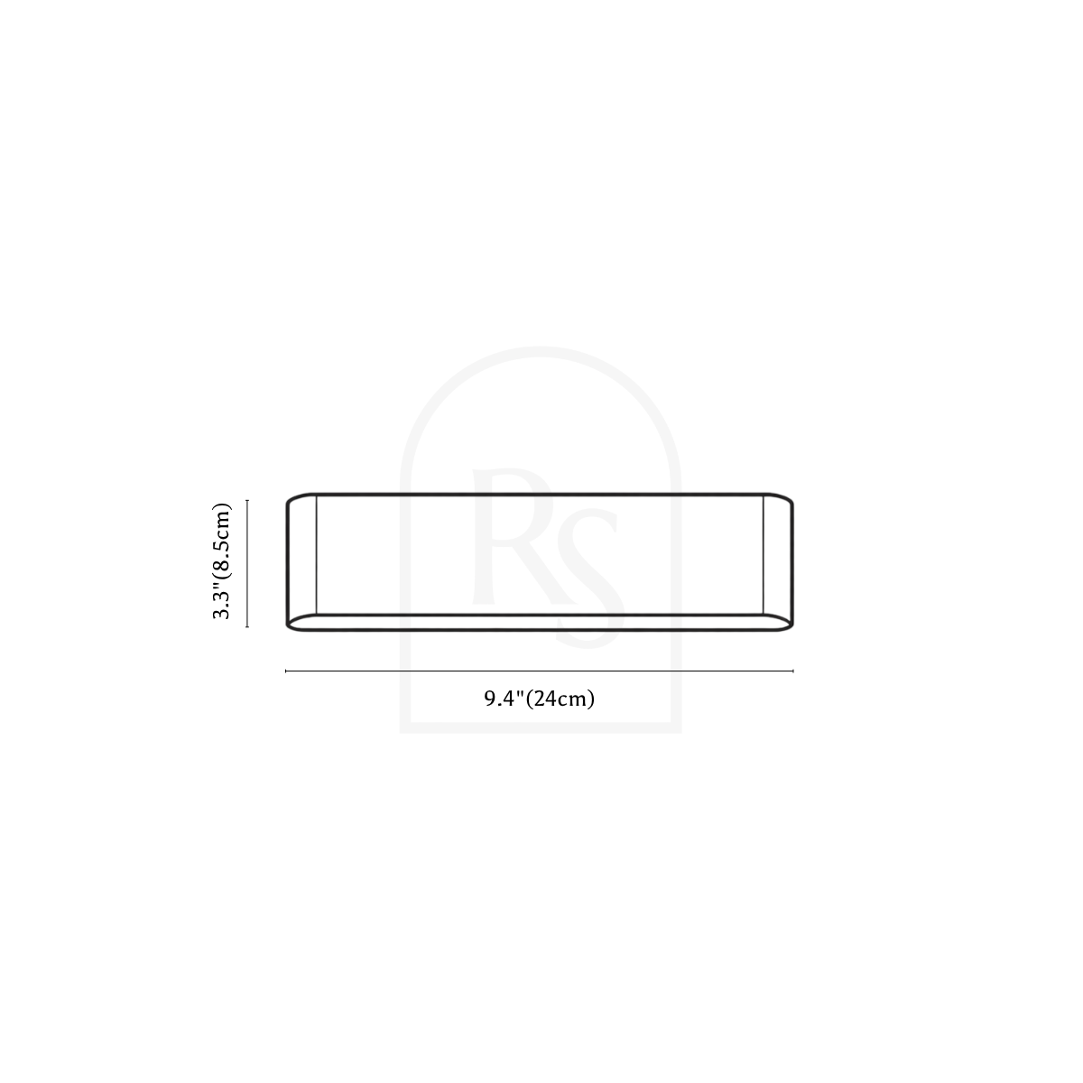 Davita Wall Lamp line drawing 2