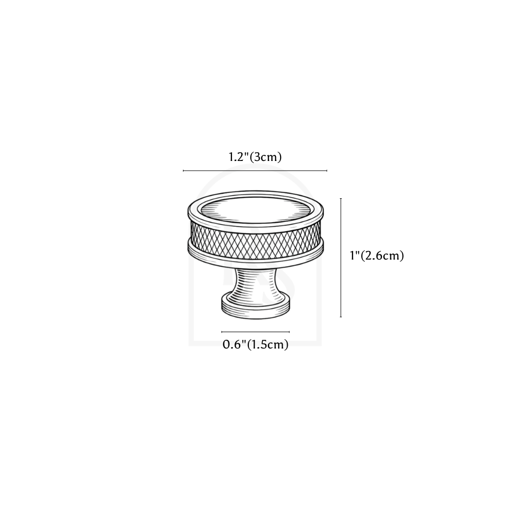 Eron Knob line drawing 1