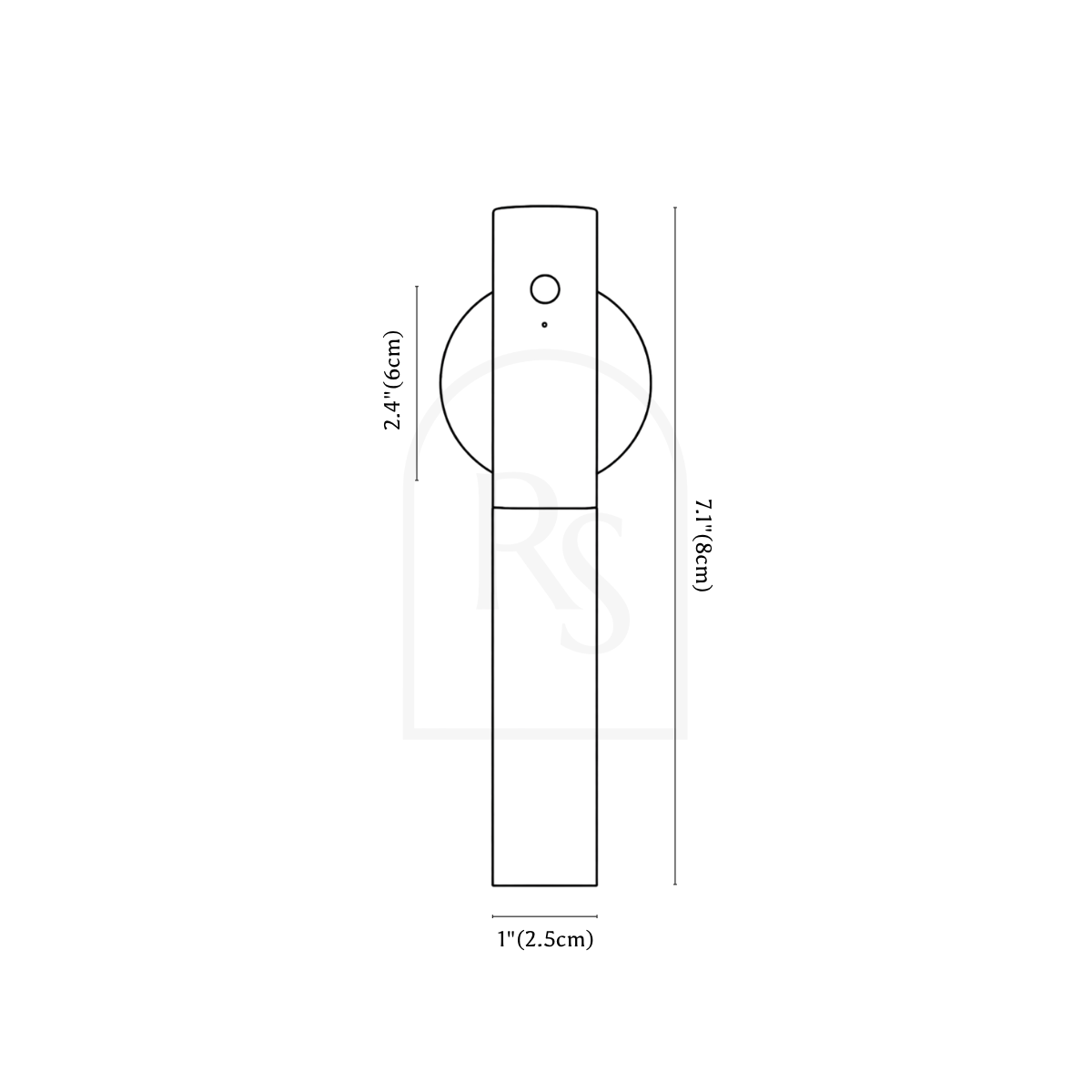 Eydis Motion Sensor Light line drawing 1