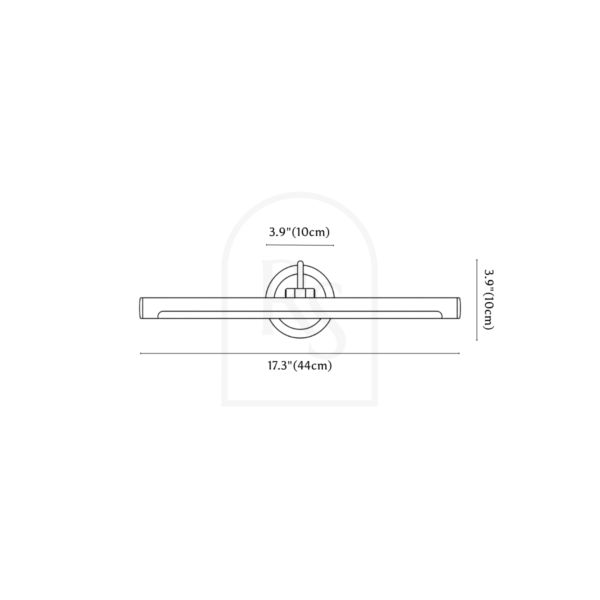 Faber Wall Lamp line drawing 1