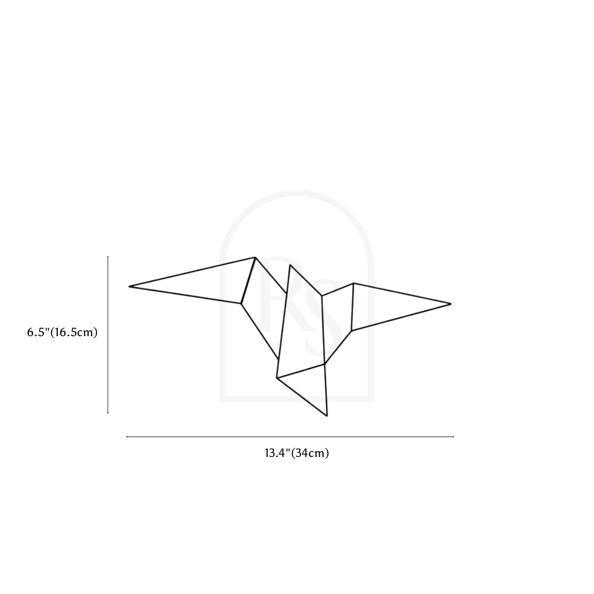Lámpara de pared Pinzón line drawing 1