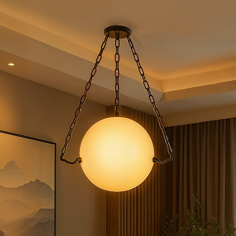 Globus-Alabaster-Industrial-Pendant-Lights