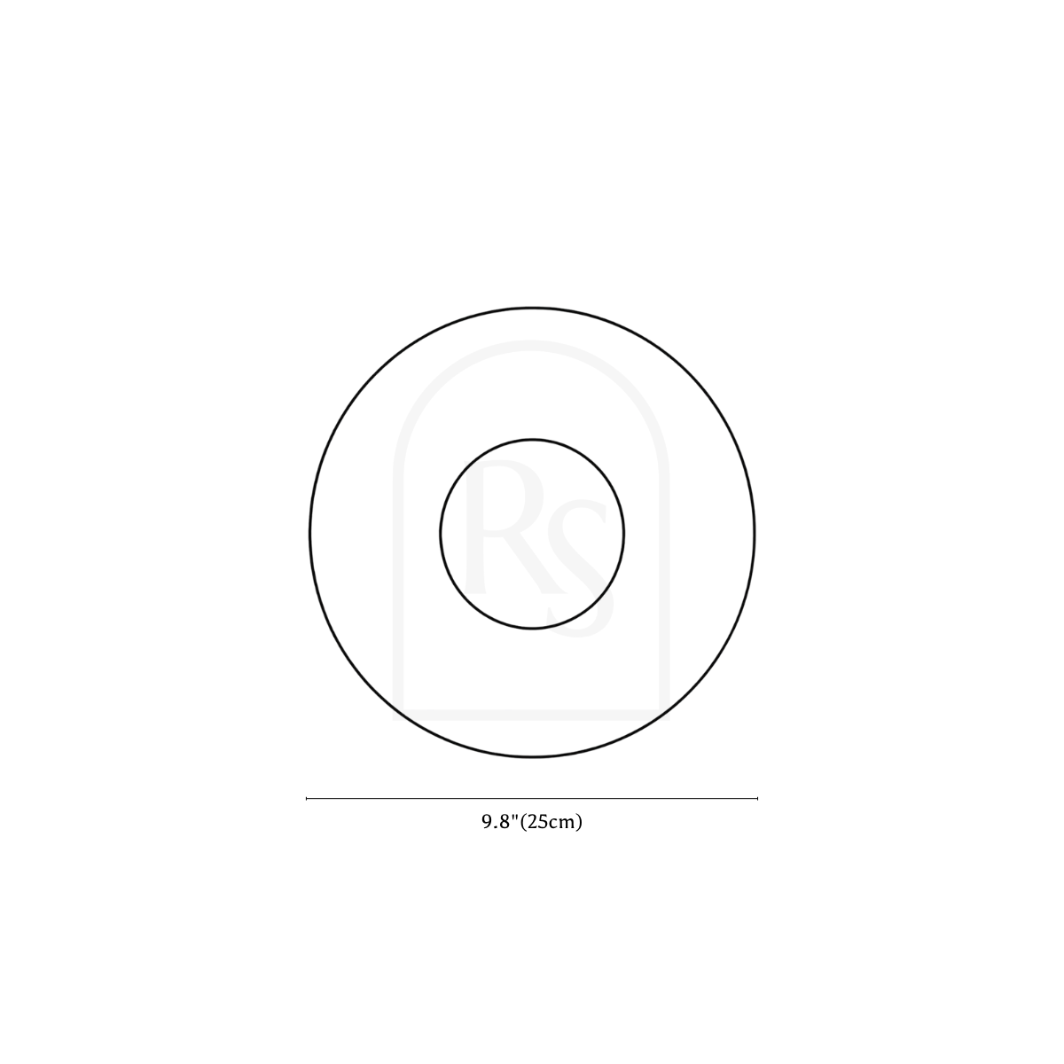 Glova Travertine Wall Lamp line drawing 1