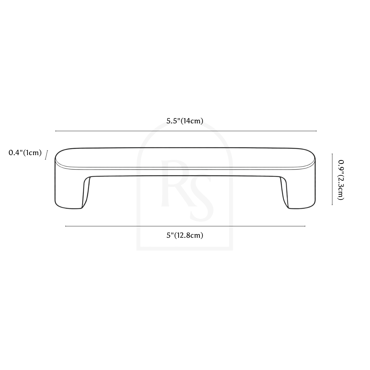 Bron Pull Bar line drawing 2