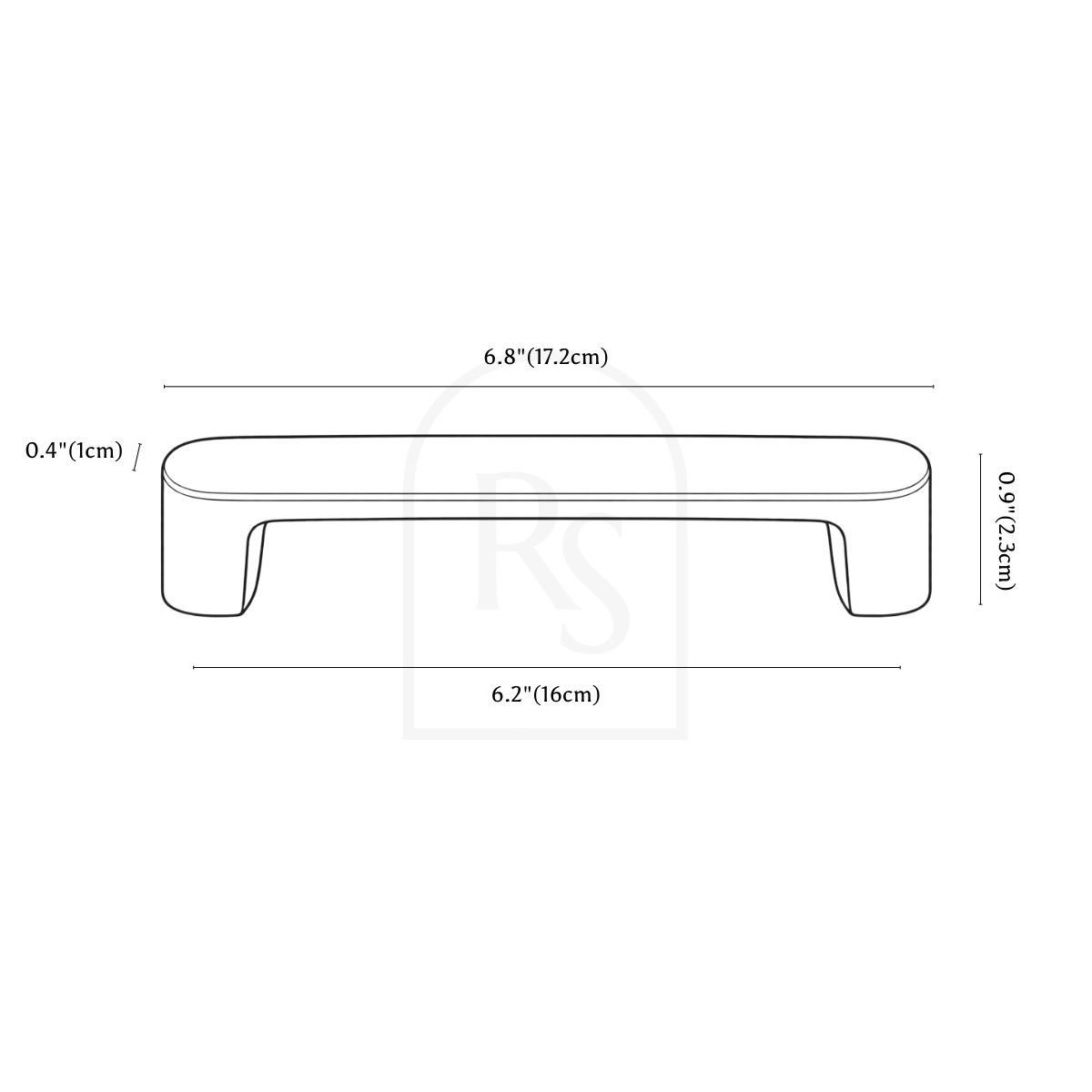 Bron Pull Bar line drawing 3