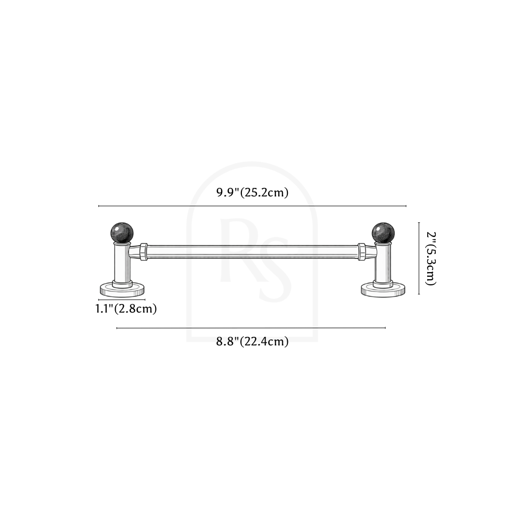 Oben Pull Bar line drawing 3
