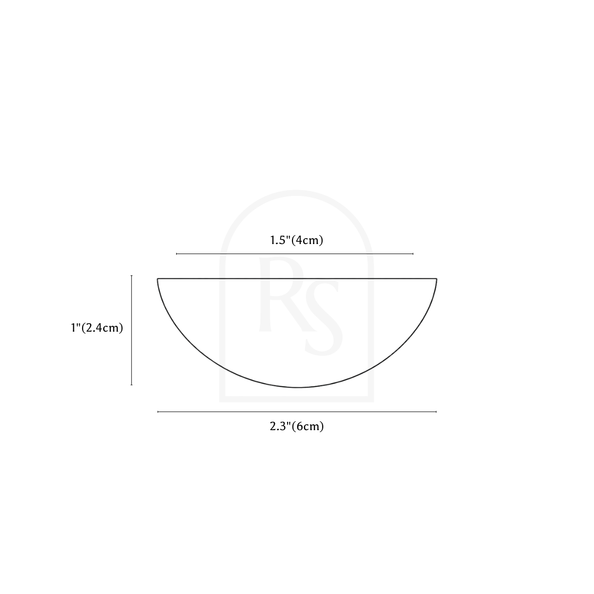 Arcen Edge Pull line drawing 1