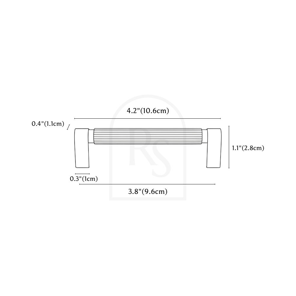 Orda Pull Bar line drawing 1