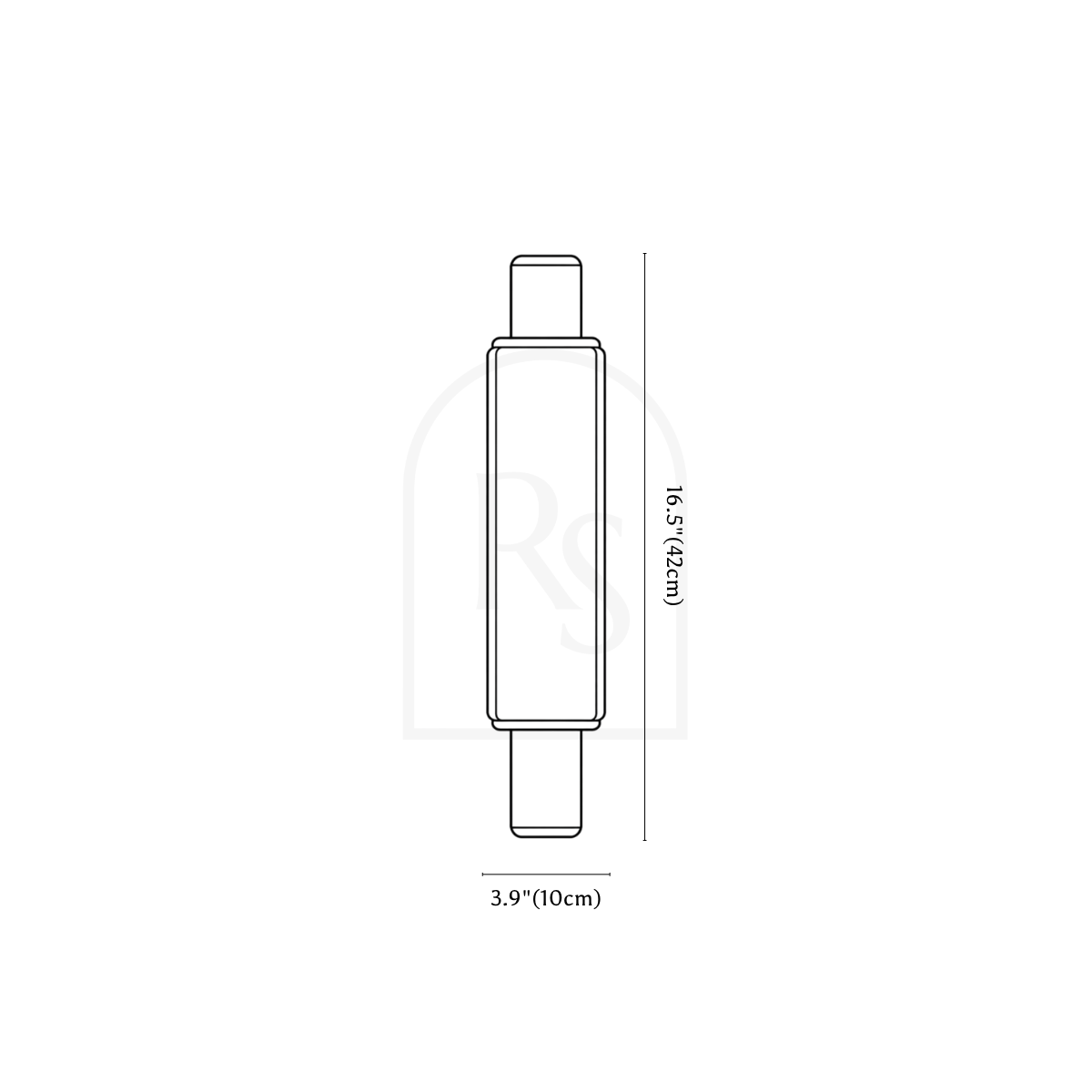 Lisorix Wall Lamp line drawing 1