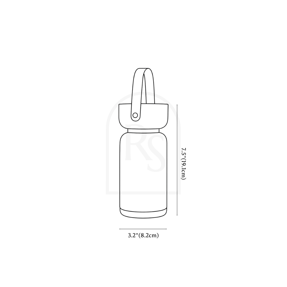 Luxori Table Lamp line drawing 1