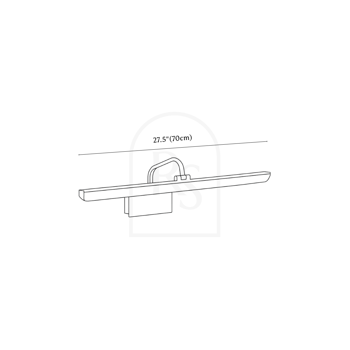 Nagil Wall Lamp line drawing 4