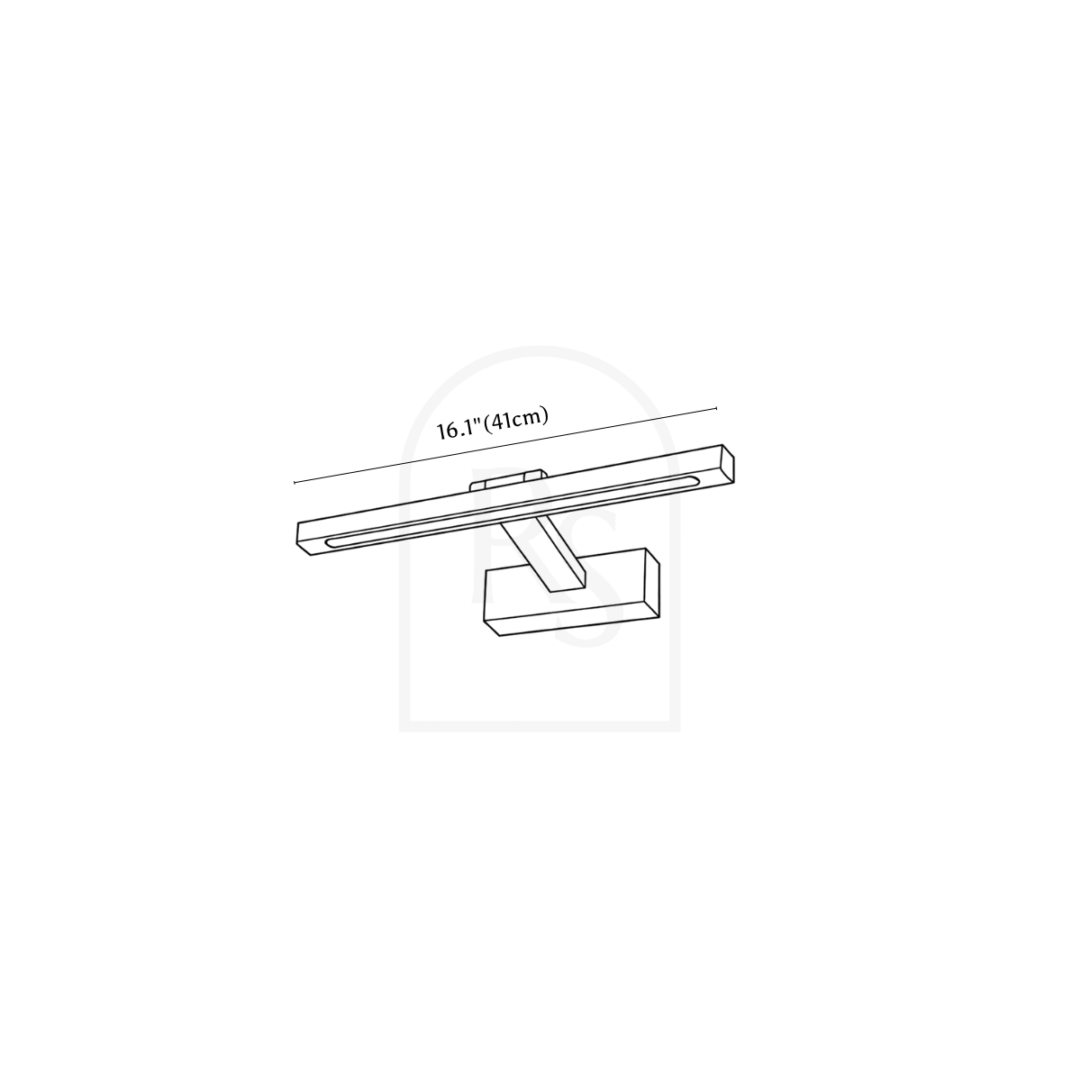 Nehara Wall Lamp line drawing 1