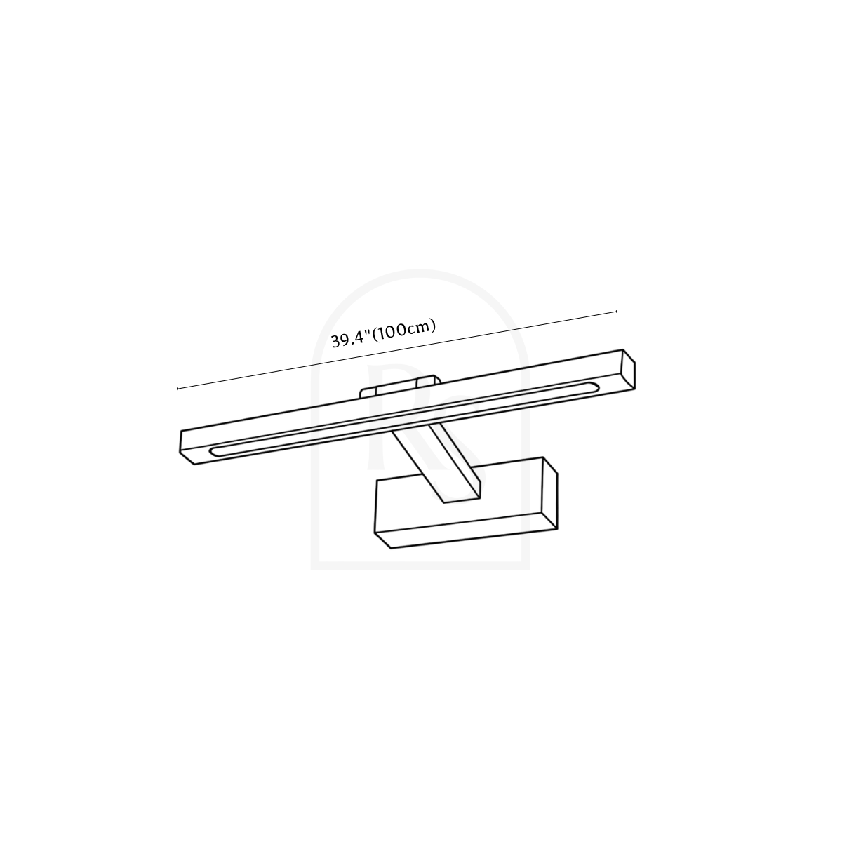 Nehara Wall Lamp line drawing 4