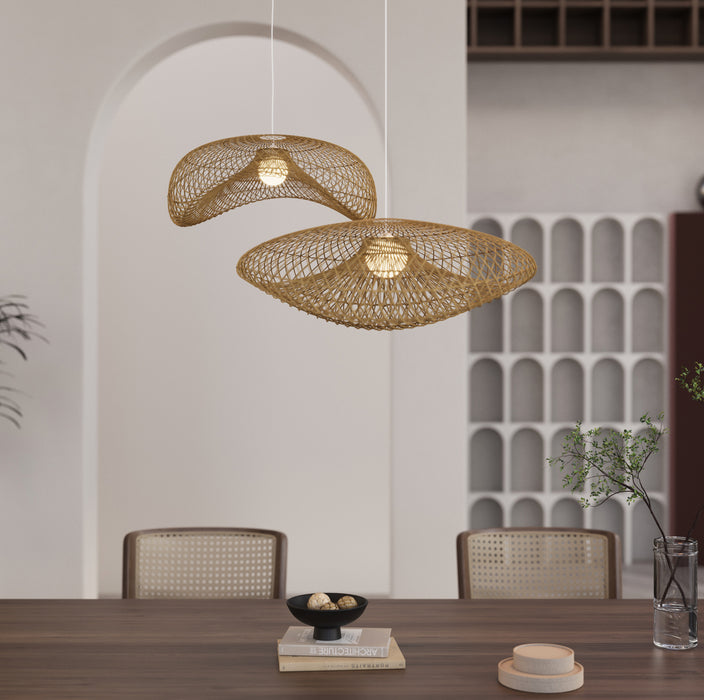 Nest Rattan Pendant Light