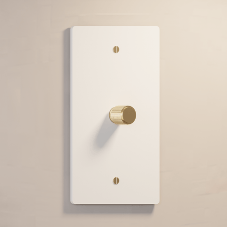 The Architectural Brass 3-Way Rotary Dimmer Switch (1 to 5 Gang) - Open Box