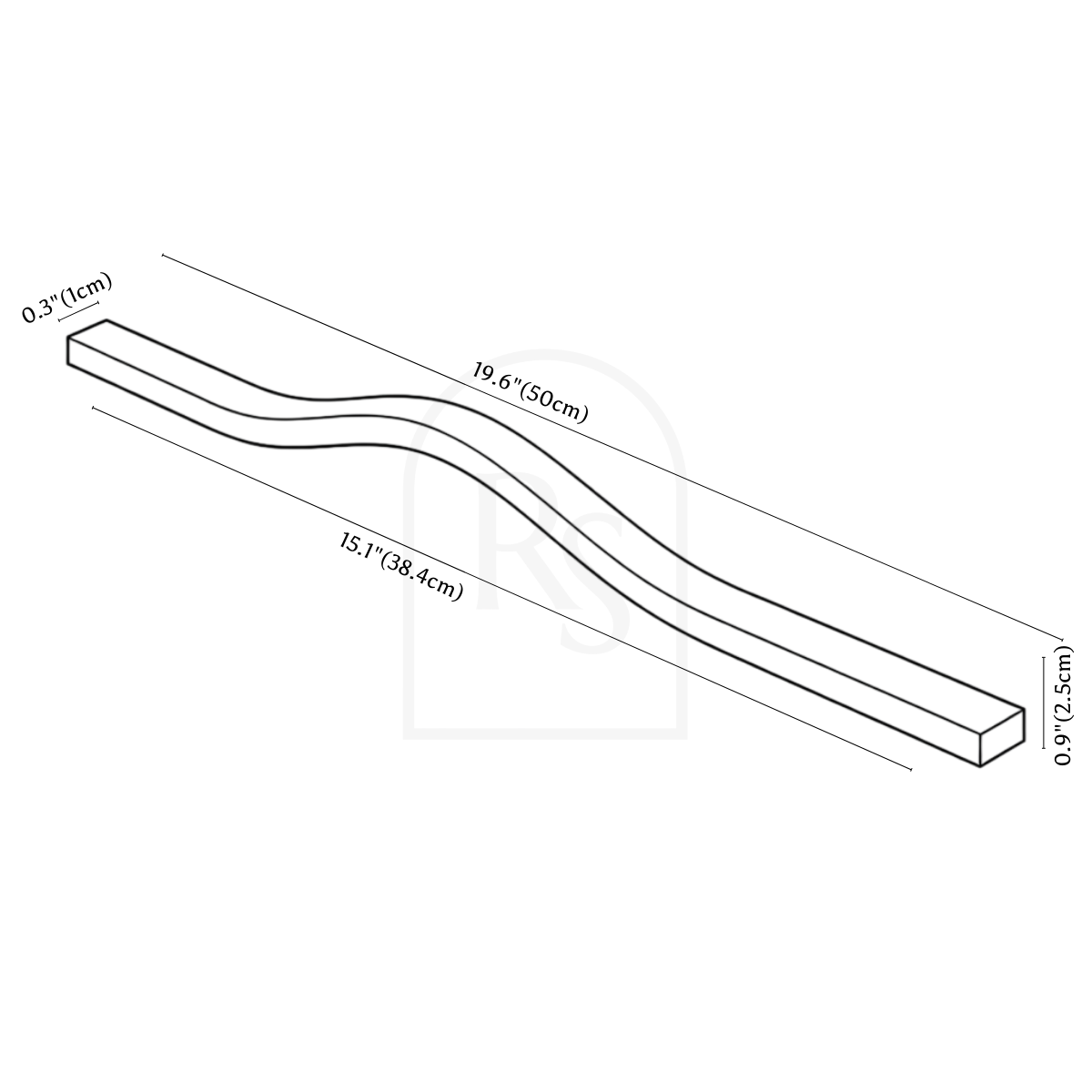 Orlen Pull Bar line drawing 4