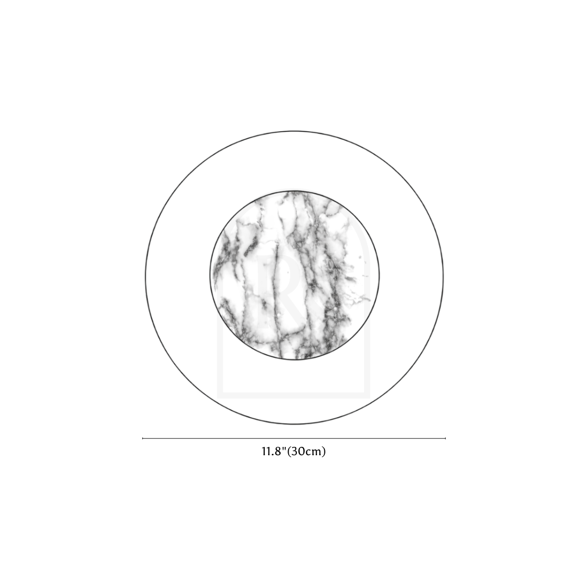 Oryx Wall Lamp line drawing 1