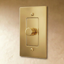 The Polished Brass Dimmer Switch