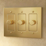 The Polished Brass Dimmer Switch