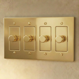 The Polished Brass Dimmer Switch