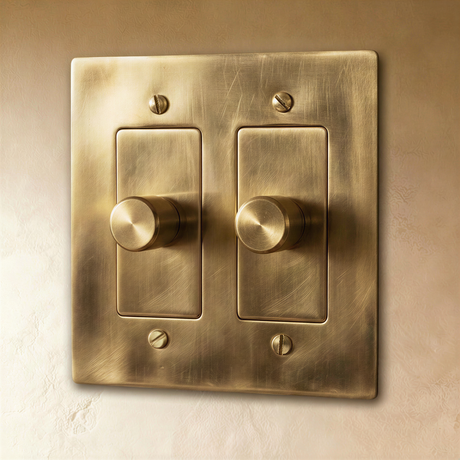 The Unlacquered Brass Dimmer Switch