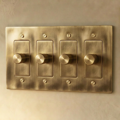 The Unlacquered Brass Dimmer Switch