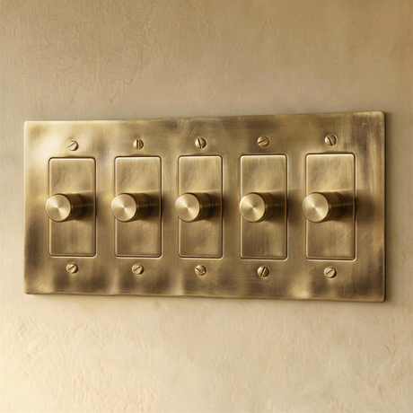 The Unlacquered Brass Dimmer Switch