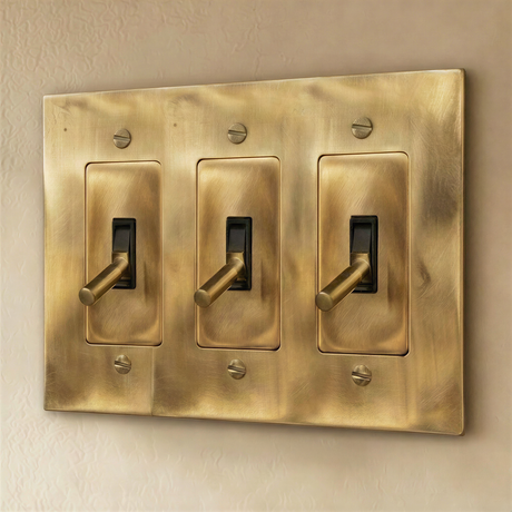 The Unlacquered Brass Toggle Switch