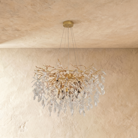 Anab Round Crystal Chandelier